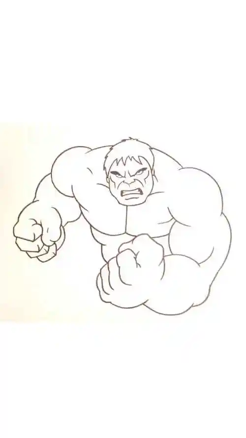 1分钟你如何画一个绿巨人_腾讯视频