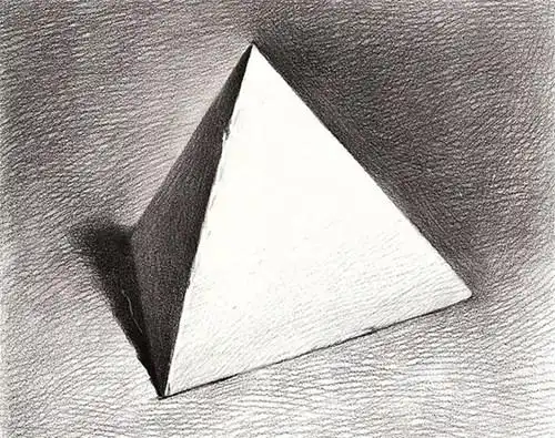 三角形金字塔绘制教程|素描网