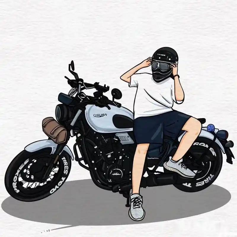 超厉害的摩托车头像霸气男头像 #机车头像# #霸气男生头像