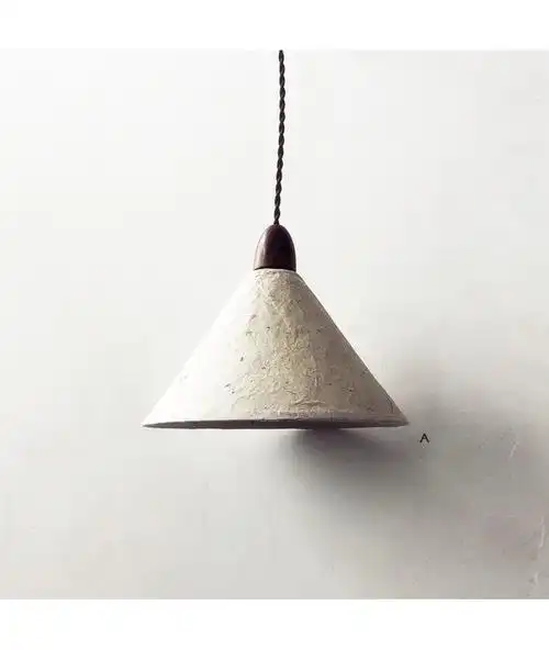 吊灯- 手工制纸灯罩实木吊灯 简洁优美 工业浪漫