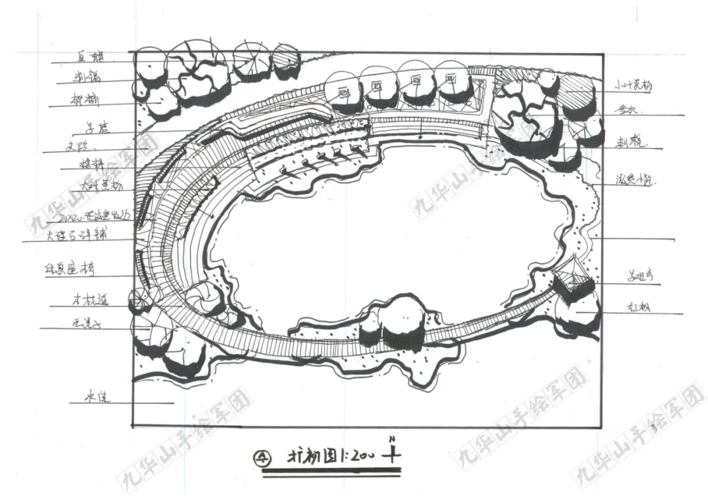 城市滨水公园快题方案解析
