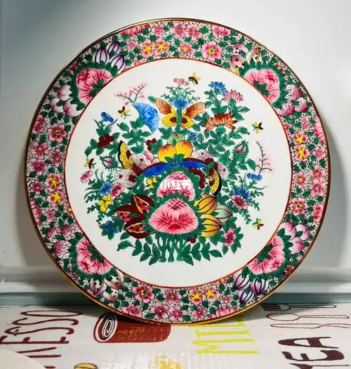广彩  #广彩瓷器  #广彩 传统图案