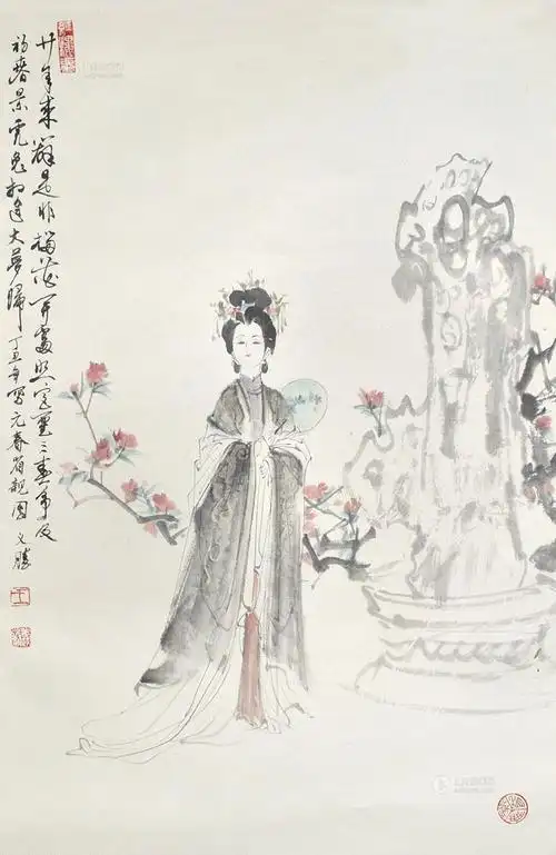 0336 元春省亲 立轴 纸本