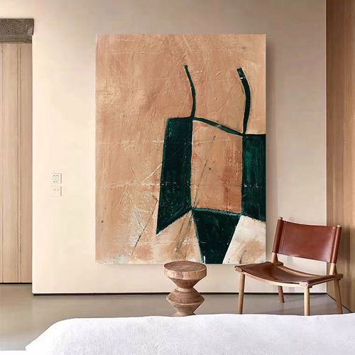 piant原创手绘《回忆往事》纯手工油画客厅背景墙画玄关装饰画