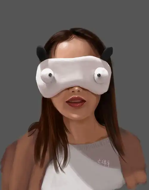 呆萌的眼罩|插画|创作习作|麋鹿的大绵羊_原创作品-站酷zcool