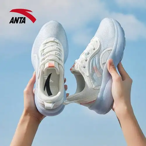 商场同款安踏泡泡鞋官bubble女鞋2022夏季网面跑步鞋