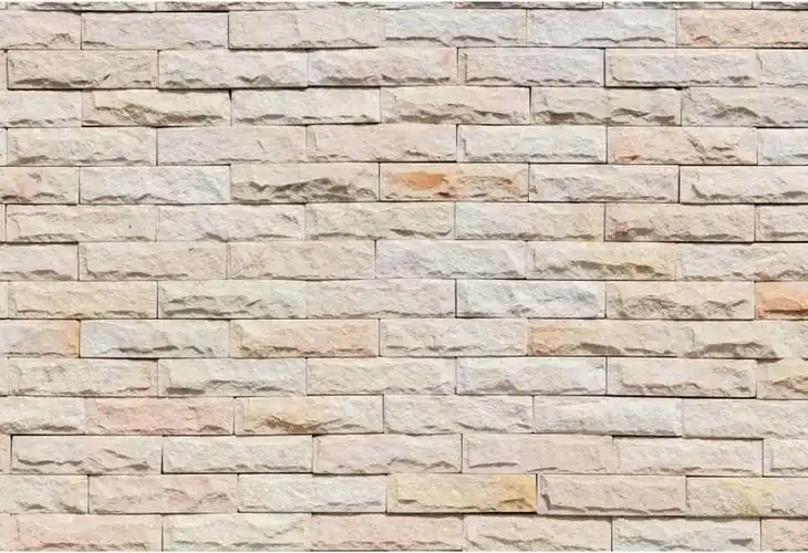 天然黄色外墙仿古砖 黄砂岩文化石 米黄色条形拼接石材