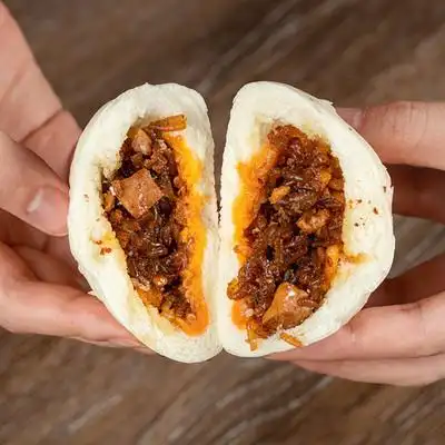 和善园香辣粉丝豆腐包儿童儿童早餐半成品餐饮商用肉包干菜包菜包包点