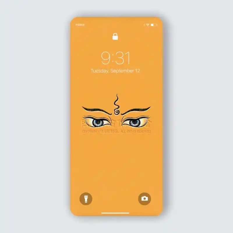 般若法眼 好有威慑力的一双法眼 #我是原创插画师# #佛系# #设计