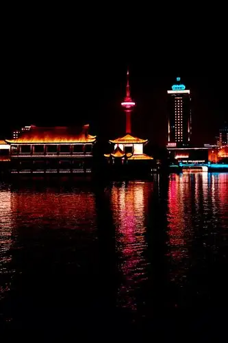 南通濠河夜景 - 美篇