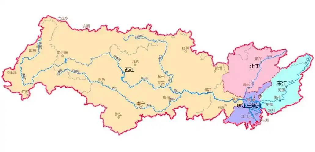 什么是珠江流域我们的大江大河系列①