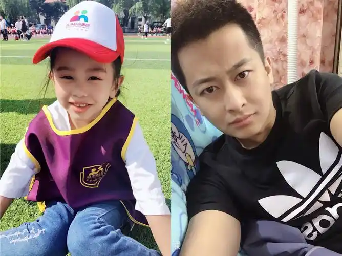 值此父亲节来临之际,茗淇实验幼儿园特此举办"最相似父子父女照片