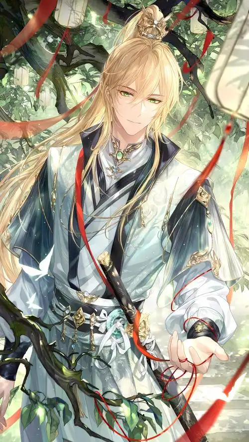 时空中的绘旅人##绘旅人红线牵##绘旅人七夕古风卡