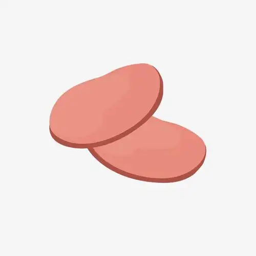 香肠片卡通火腿肠矢量图下载