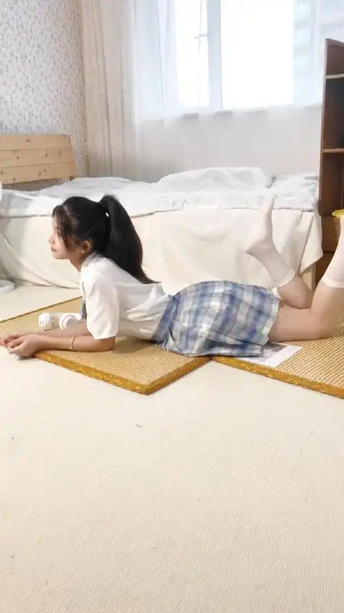 jk校服少女写真花絮好久没遇这样的女生