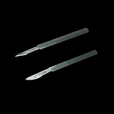 碳钢不锈钢刀片手术刀柄兽用刀 仔猪阉割刀 猪用养殖设备 器械