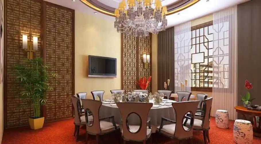 新中式饭店包间装修效果图欣赏