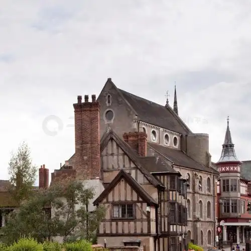 老中世纪房子在什鲁斯伯里