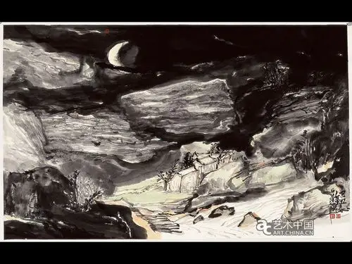 日月同辉 96x60cm