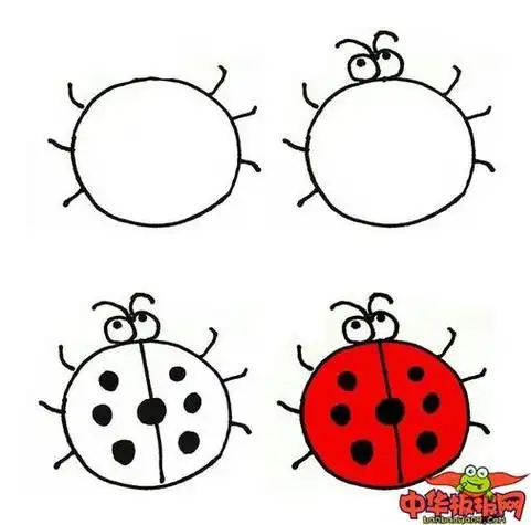 昆虫简笔画大全带颜色简单的昆虫怎么画