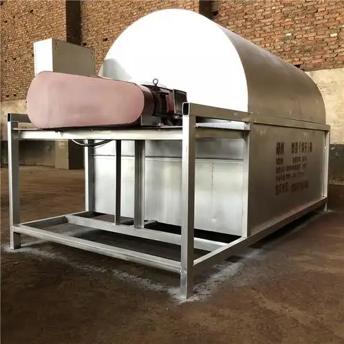 榨油机电炒锅大豆菜籽炒料机电加热滚筒式炒籽锅大型花生炒货机械