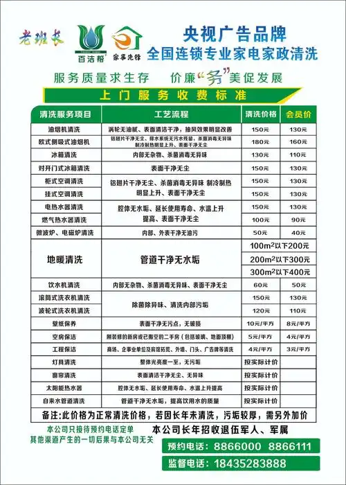 专业家电清洗品牌"百洁帮"入驻大同