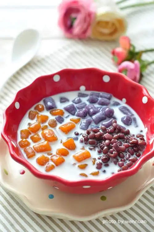 超好吃的金秋润燥糖水椰奶芋圆图