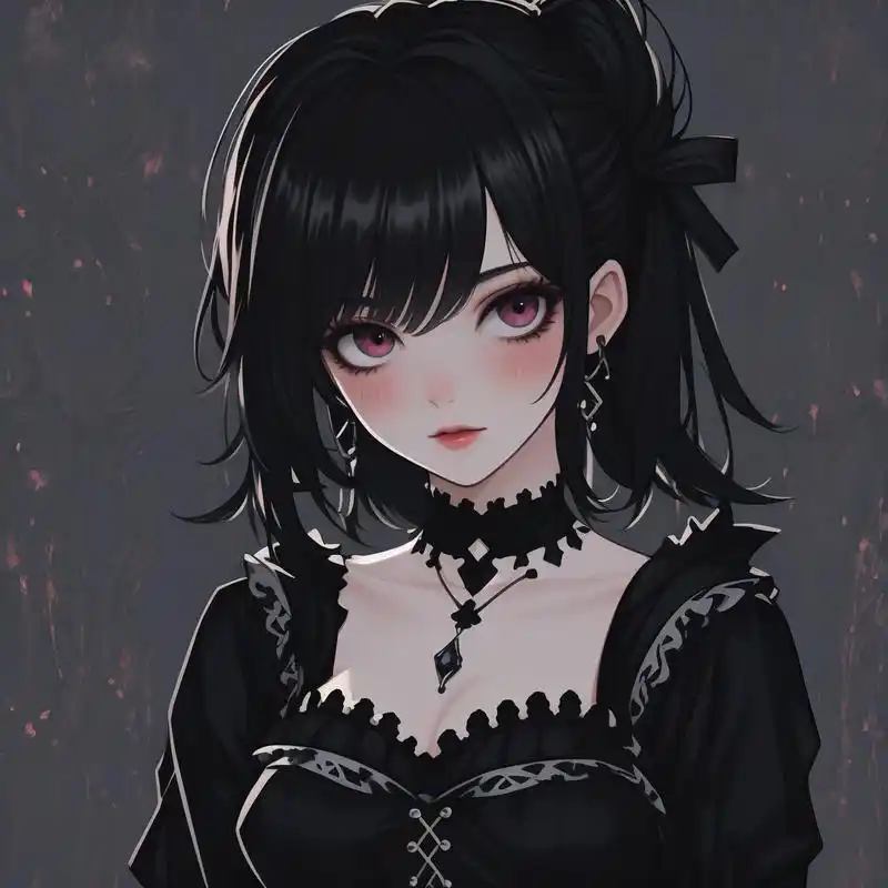 94动漫黑暗系女生头像94