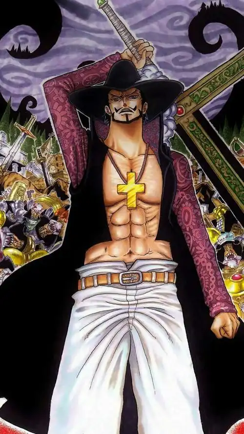 鹰眼米霍克图片海贼王图片