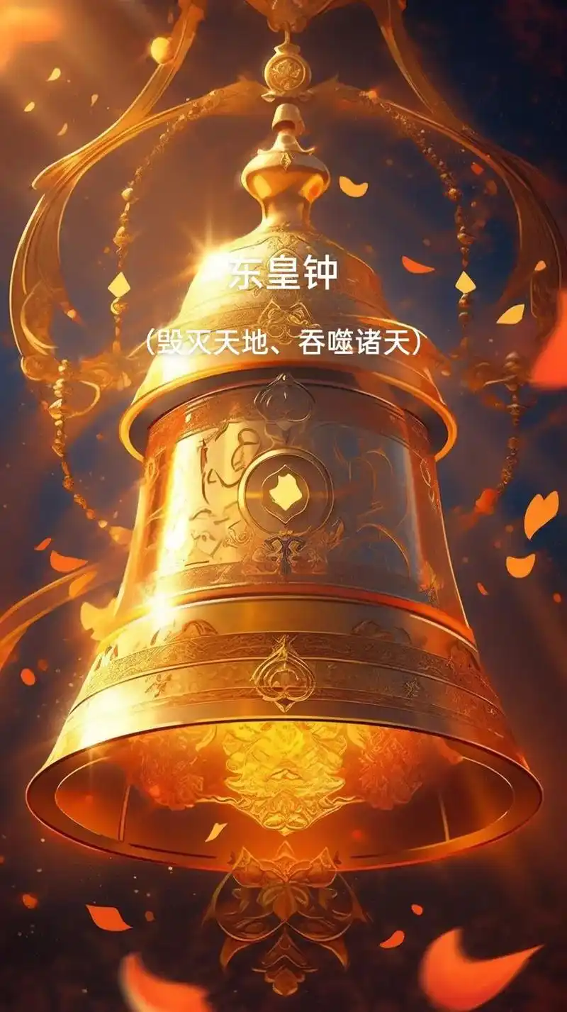 神话传说中的上古十大神器.东皇钟,轩辕剑,盘古斧,神农鼎,五 - 抖音