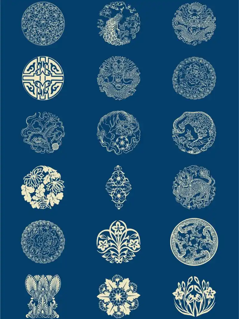 中国古代纹样图