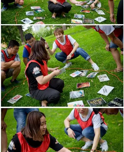 丁丁拓展游戏道具极速60秒团队挑战30张卡片户外拓展培训练趣味运动