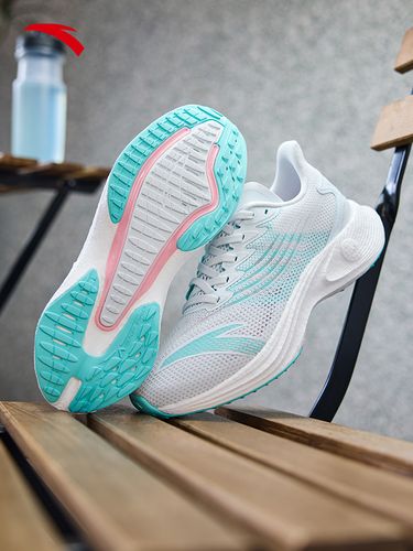 安踏马赫2丨氮科技专业跑步鞋男女轻质中考试竞速运动鞋122235583