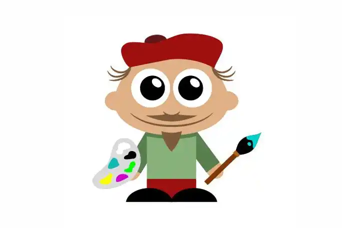 如何画简单的画家