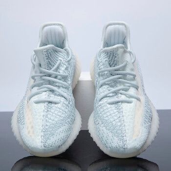 zhzo椰子鞋男350满天星亚洲真爆三杠透气潮流软底休闲跑步鞋情侣 冰蓝