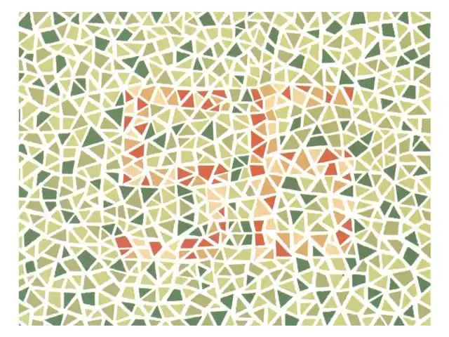 车管所放的自助体检机是怎么测试色盲的?