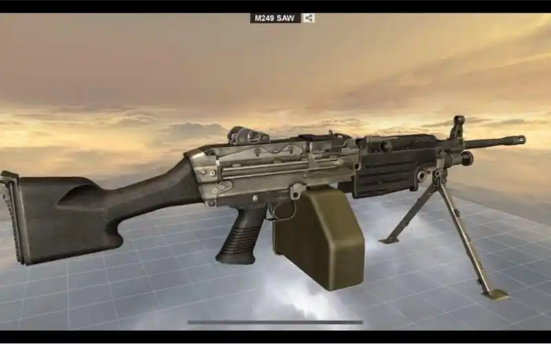 m249"大菠萝"轻机枪运作原理