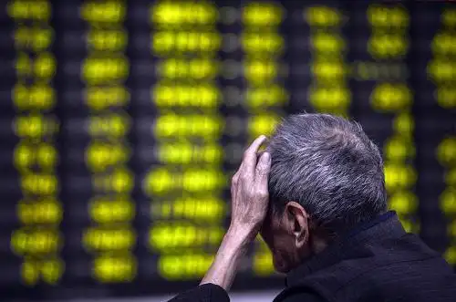 沪深股市大跌组图