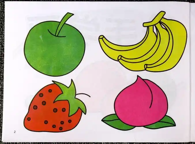 宝宝涂色儿童启蒙学画画入门起步简笔画幼儿涂鸦填色初学绘画临摹