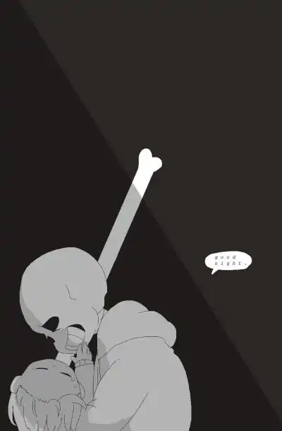 undertale——sans×frisk 晚安.