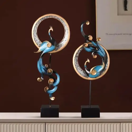 现代创意装饰品摆件家居客厅玄关摆设轻奢别墅样板间软装饰品摆件