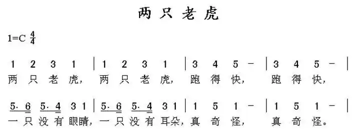 只有1234567这种没有点的简谱