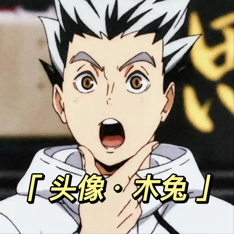 感觉心态蚌埠住的时候,就把头像换成木兔光太郎吧#动漫头像 #排球少年