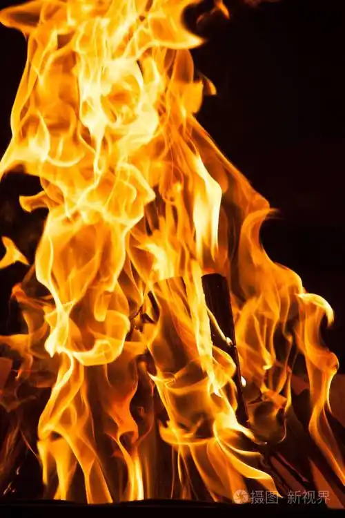 大火火焰纹理背景.燃烧火焰背景