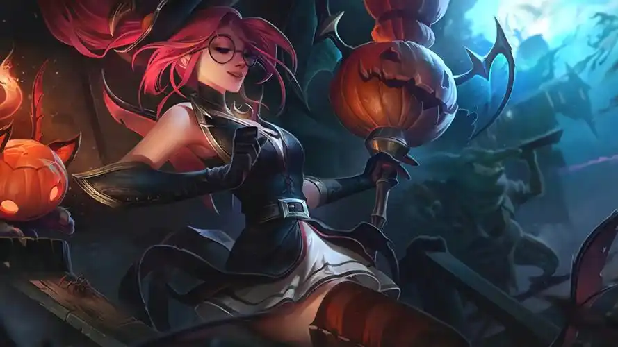 魅惑女巫迦娜英雄联盟图片