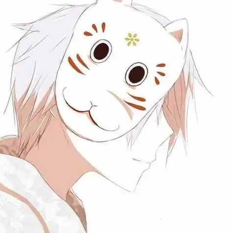 古风男生头像面具帅气萤火之森