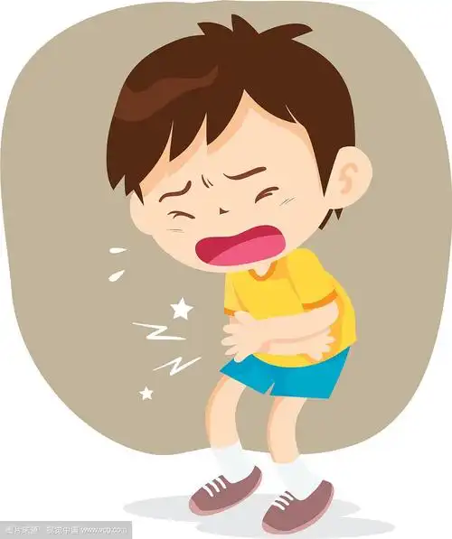男孩胃痛
