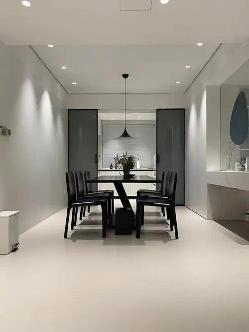 成都装修设计|130平极简无主灯完工实景图