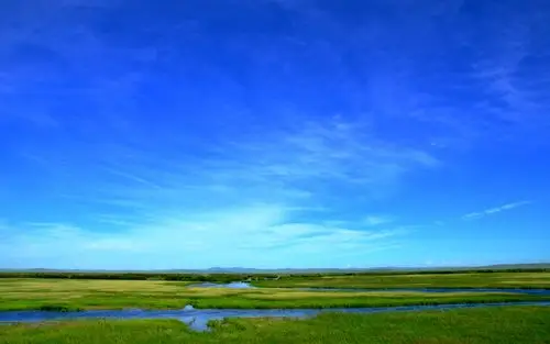 呼仑贝尔大草原唯美风景桌面壁纸