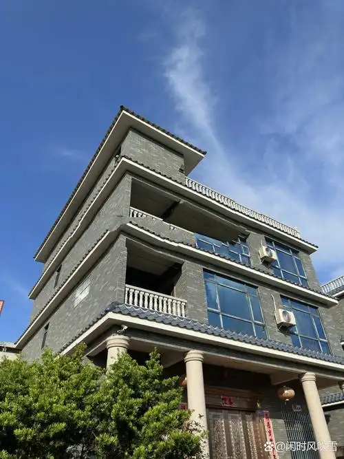 自建房|喜欢用青砖装修外墙这样搭配很划算 今天分享一套乡村风格的